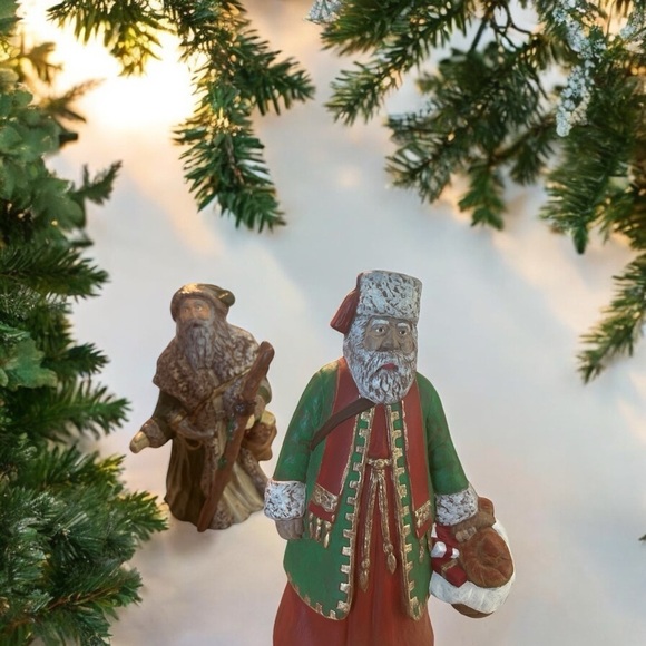 Old World Santa Claus - Lot of 6 - Early 90’s Ceramic - Great Condition - Picture 5 of 12